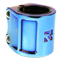 Root Industries Scooter Double Clamp - Blu Ray - Oversized And Standard