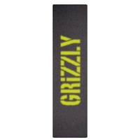 Grizzly Skateboard Grip Tape Sheet Blurry Yellow 9 x 33
