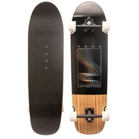 Nana Longboard Skateboard Complete Battler Playback Black 35