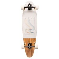 Nana Jackaroo Logo Playback White 36 Longboard Skateboard