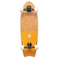 Nana Skateboard Complete Surfskate Mushburger Logo Dip Gold 32
