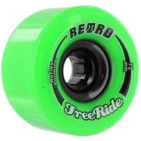 Abec 11 Retro Freerides Reflex Neon Green 80A 72mm Skateboard Wheels