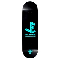 Folklore Skateboard Deck Fibretech Lite 3D Blue 7.75