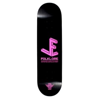 Folklore Skateboard Deck Fibretech Lite 3D Pink 8.5