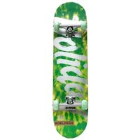 Holiday Skateboards Complete Tie Dye Green Silver 7.75
