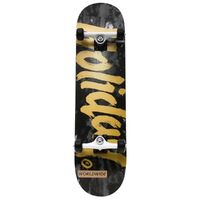 Holiday Skateboards Complete Tie Dye Black Gold 8.0