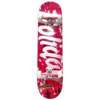 Holiday Tie Dye Pink Silver 7.5 Complete Skateboard