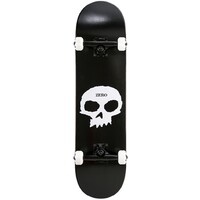 Zero Skateboard Complete Single Skull Black 8.0
