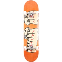 Toy Machine Fists Orange 7.75 Complete Skateboard