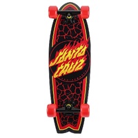 Santa Cruz Complete Skateboard Flame Dot Shark 27.7