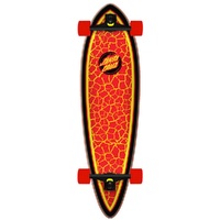 Santa Cruz Complete Longboard Skateboard Flame Dot Pintail 33