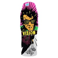 Vision Psycho Stick White Reissue Skateboard Deck