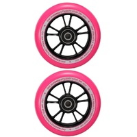 Envy Pink Black 100mm Set Of 2 Scooter Wheels