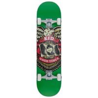 KFD Skateboard Complete Badge Young Guns Green 8.0