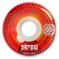 Satori Skateboard Wheels Mandala Red 101a 54mm