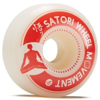 Satori Skateboard Wheels Meditation Red 98a 53mm