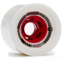 Venom Skateboard Wheels Cannibals 72mm 78A White Red