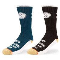 Salty Crew Socks Pinnacle Assorted 2 Pack Size 7-11