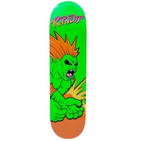 RipNDip Skateboard Deck Button Mash Green 8.25