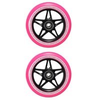 Envy Scooter Wheels S3 Black Pink 110mm Set Of 2