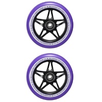 Envy Scooter Wheels S3 Black Purple 110mm Set Of 2