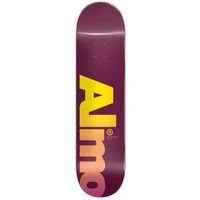 Almost Skateboard Deck Fall Off Logo Magenta HYB 8.0