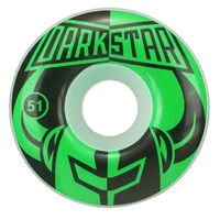 Darkstar Skateboard Wheels Divide Wheels Green Black 51mm 99A