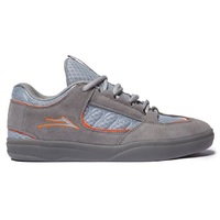 Lakai Skate Shoes Carroll Grey Orange Suede