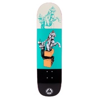 Welcome Skateboard Deck Hierophant On Big Bunyip Teal Black 8.5