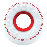 Ricta Skateboard Wheels Clouds Red 86A 57mm