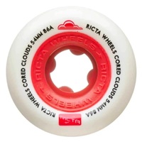 Ricta Skateboard Wheels Cored Clouds Red 86A 54mm
