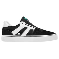 Emerica Mens Skate Shoes Tilt G6 Vulc Black White