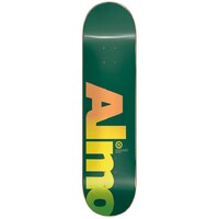 Almost Skateboard Deck Fall Off Logo Green HYB 8.25