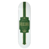 Folklore Skateboard Deck Warm Press Spirits Green 8.5