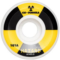 Hazard Skateboard Wheels Radio Active CS Conical White 101A 52mm