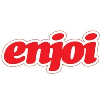 Enjoi Skate Sticker Seventies Logo Red