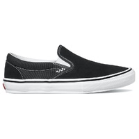 Vans Skate Slip On Black White Shoes
