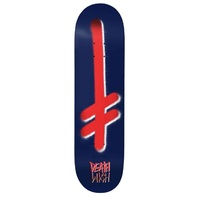 Deathwish Skateboard Deck Gang Logo Navy Red 8.5