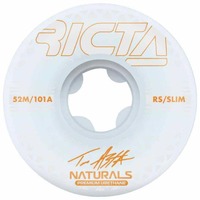 Ricta Skateboard Wheels Reflective Naturals Asta Slim 101A 52mm