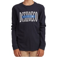 DC Dimensions Navy Blazer Youth Long Sleeve Shirt