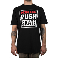 Kick Push T-Shirt Team Black Youth