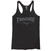 Thrasher Racerback Tank Mag Logo Black Womens