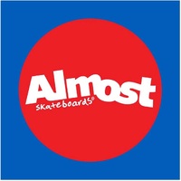 Almost Shaped Sticker Blue Red