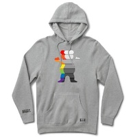 Grizzly Prism Heather Grey Hoodie