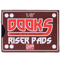 Shortys Dooks 1/8 Skateboard Riser Pads