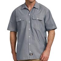Dickies Button Up Shirt Navy Chambrey