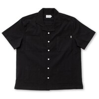 Hoddle Button Up Shirt 4 Pocket Camp Black