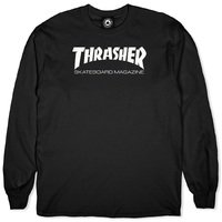 Thrasher Long Sleeve Shirt Skate Mag Black