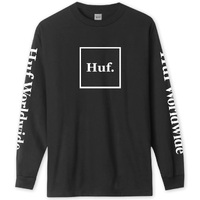 HUF Long Sleeve Shirt Essentials Domestic Black