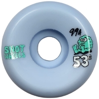 Snot Wheel Co Skateboard Wheels Team 99A Conical 53mm Ice Blue
